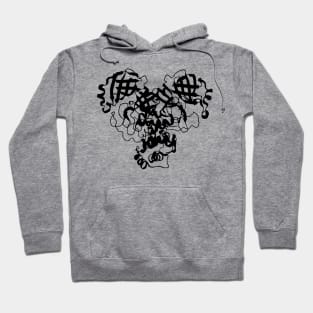 SARS-CoV-2 Main Protease Structure Hoodie